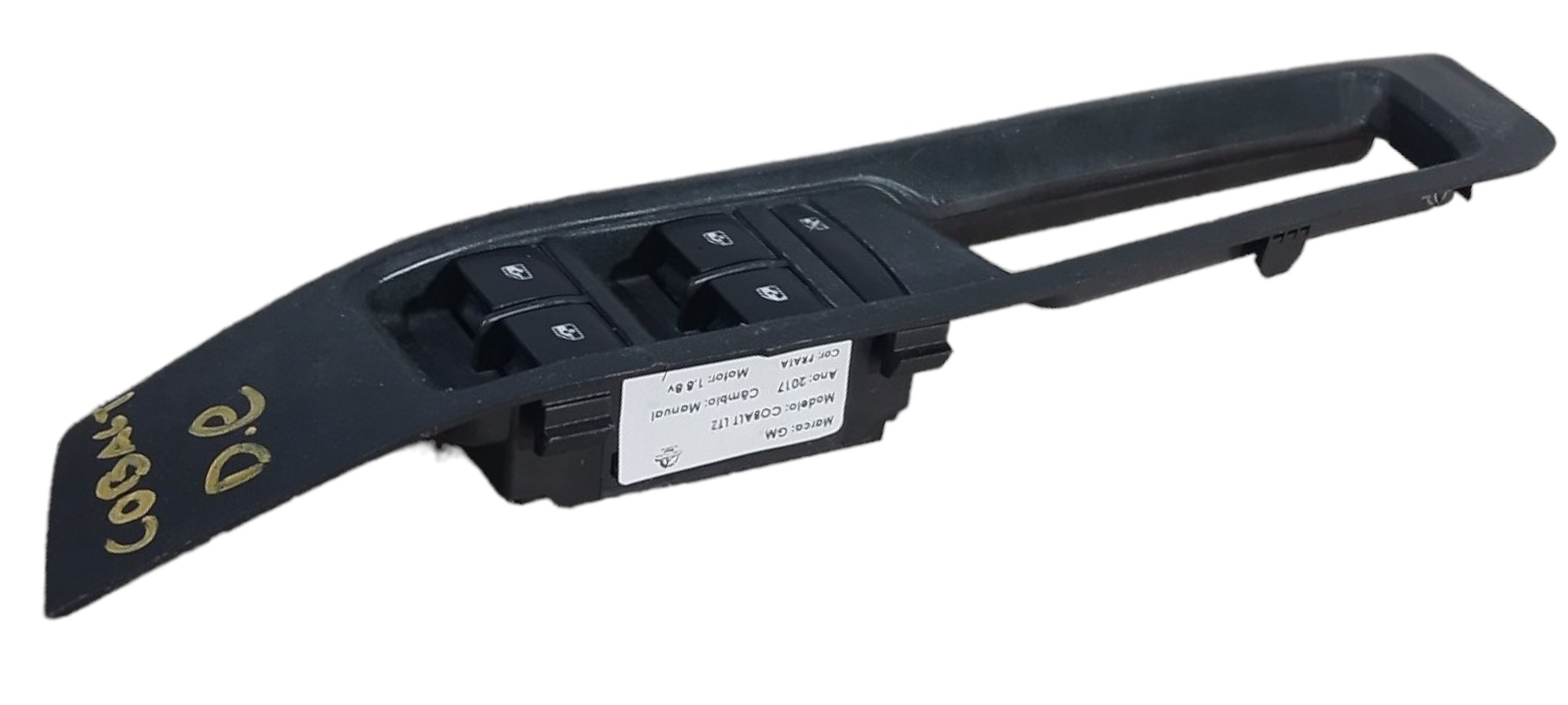 Comando Moldura Botão Vidro Elétrico Gm Cobalt Ltz 2017 2