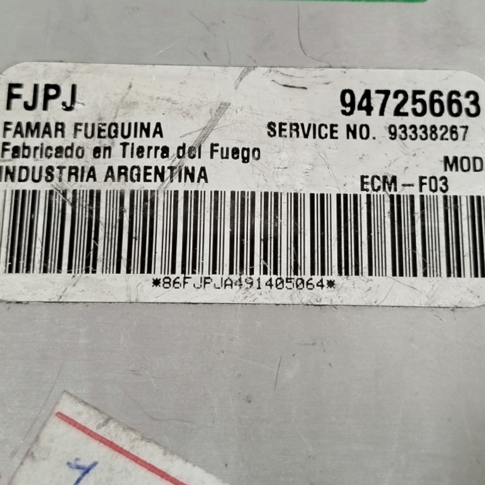 Módulo Injeção Gm Chevrolet Meriva 1.4 Detalhe 17