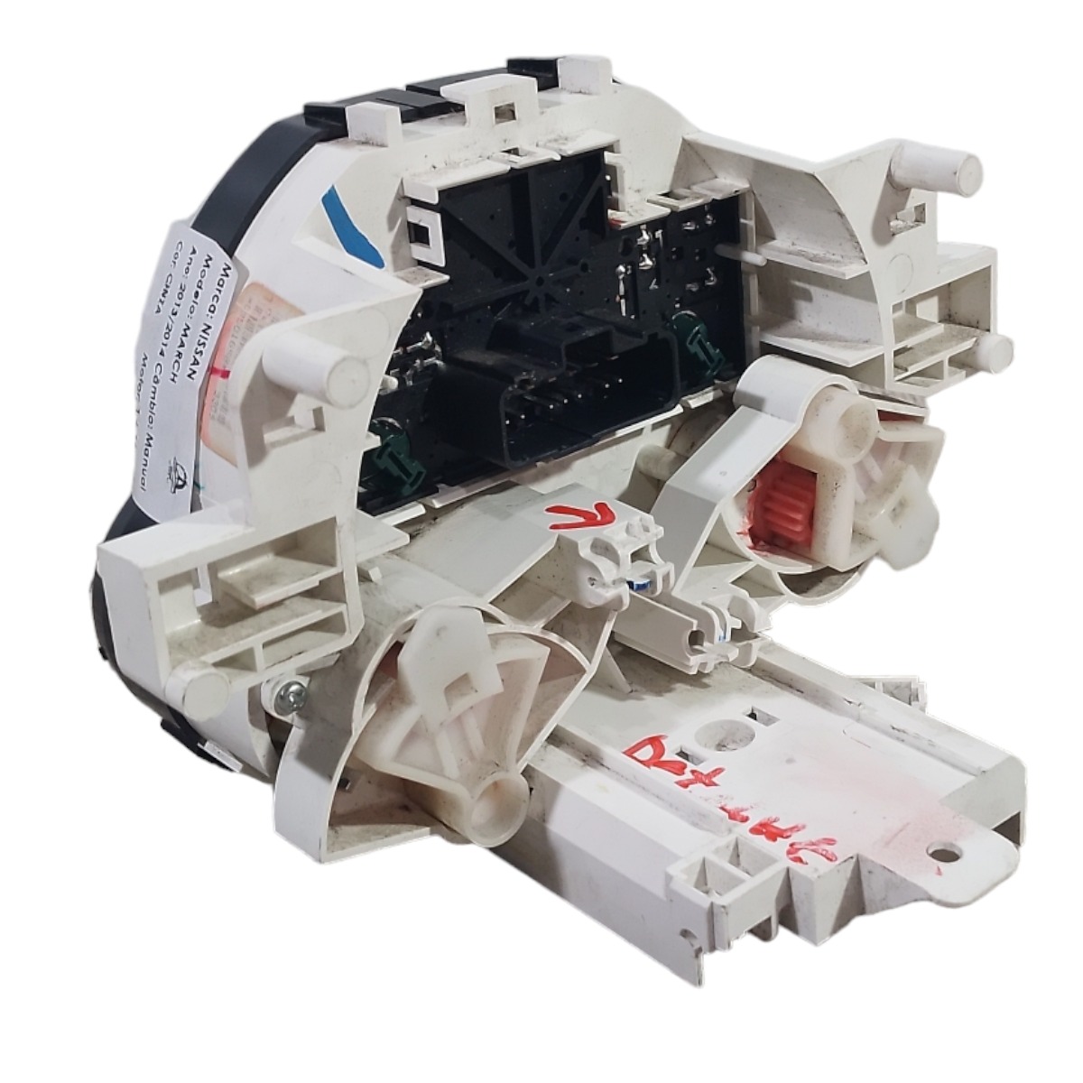 Comando Ar Condicionado Nissan March 1.6 2013 2014 Detalhe 3