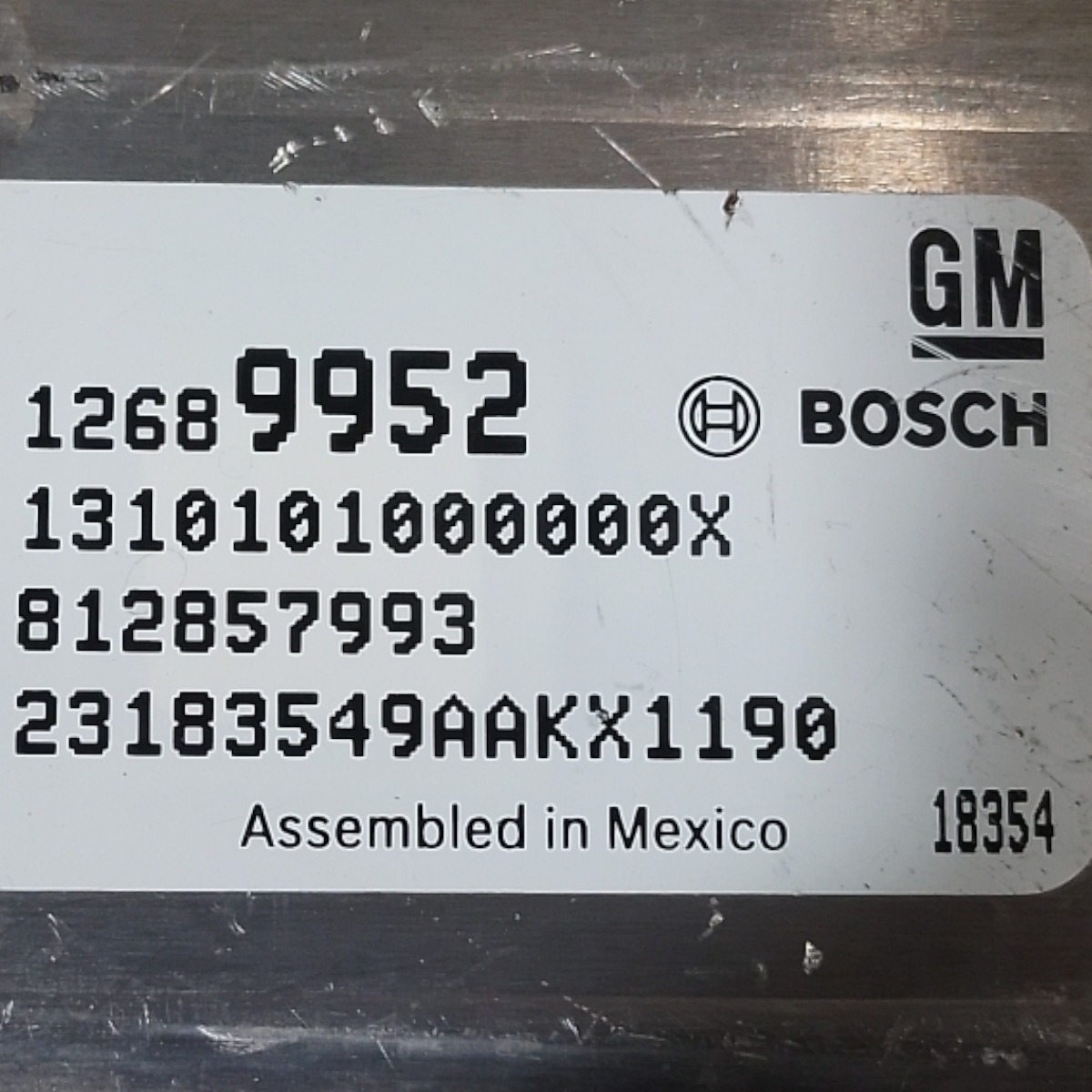 Módulo Injeção Gm Chevrolet Cobalt Spin 1.8 2017 Detalhe 17