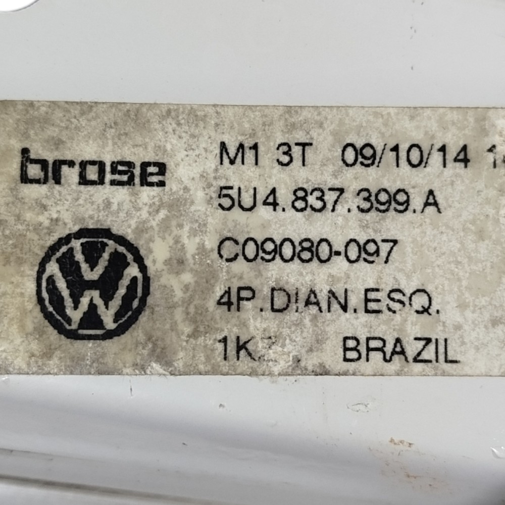 Máquina Vidro Elétrico Dianteiro Esquerdo Vw Gol 2008 2020 13