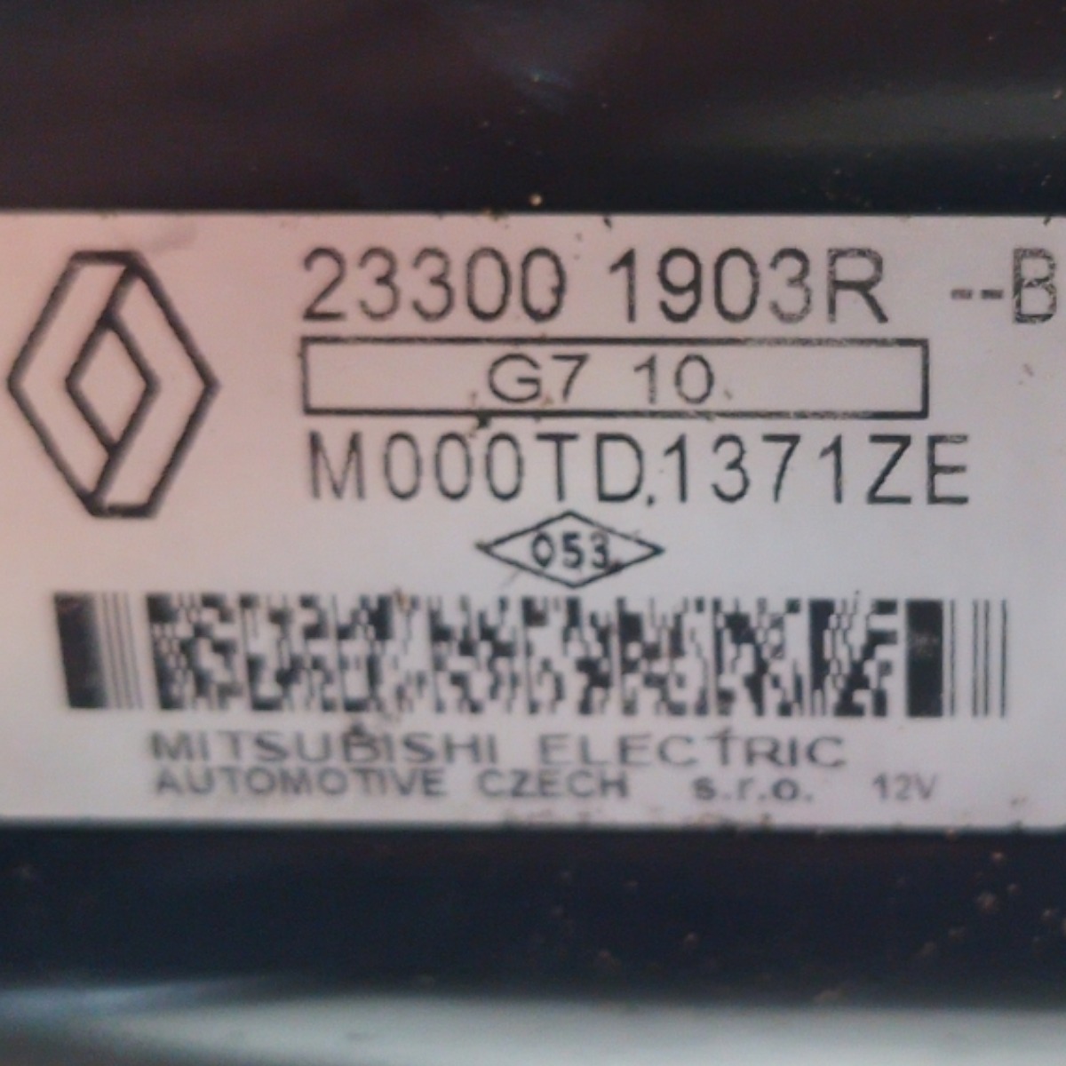Motor Arranque Renault Sandero Stepway 1.6 16v 2017 2018 11