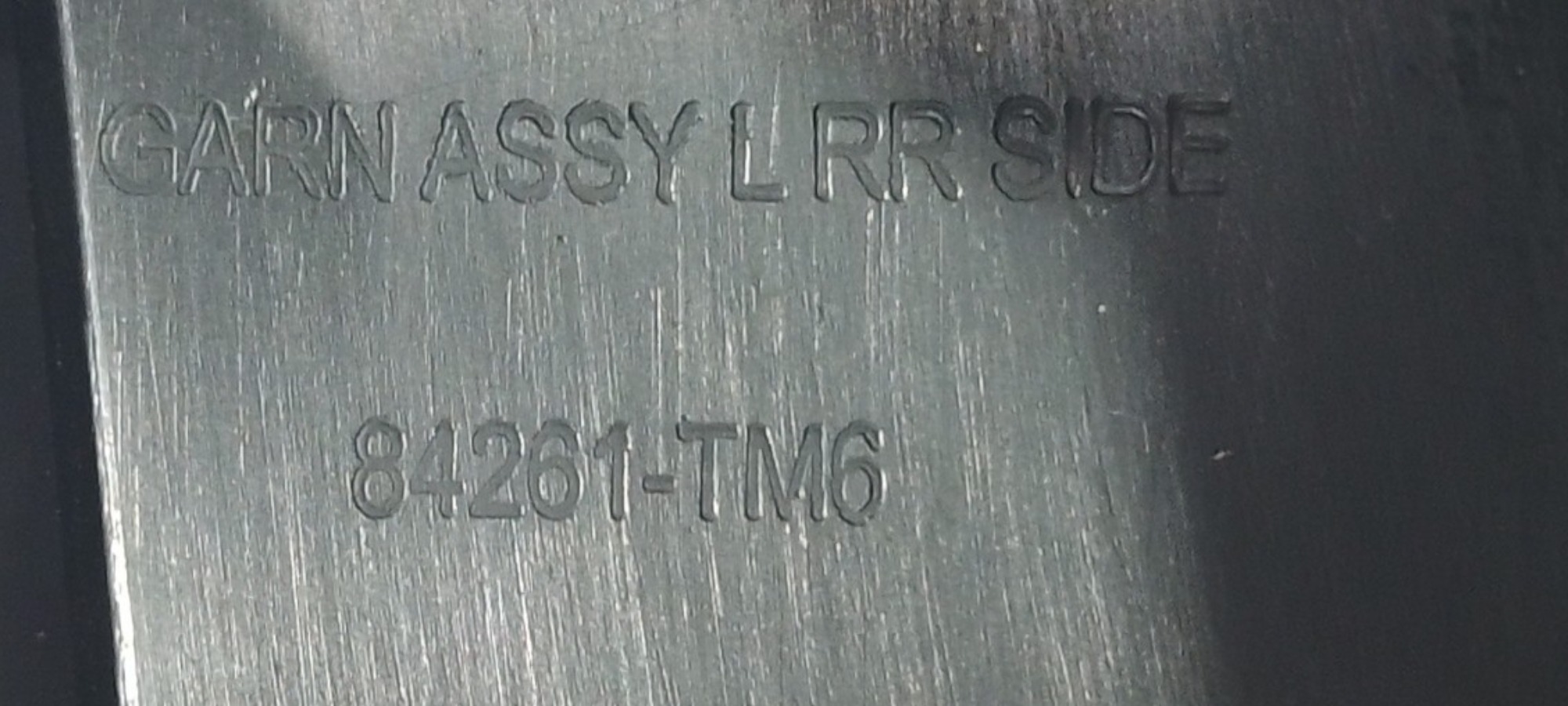 Acabamento Soleira Traseira Esquerda Honda City 2013 5