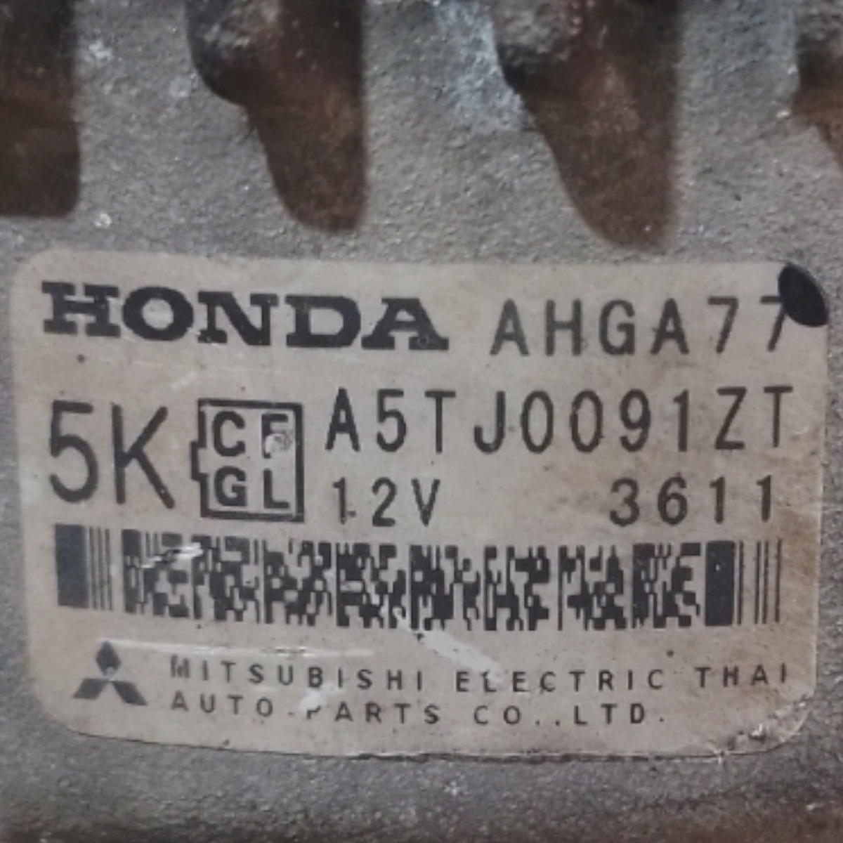 Alternador Honda City Fit 1.5 16v 2009 2010 2011 2012 2015 7