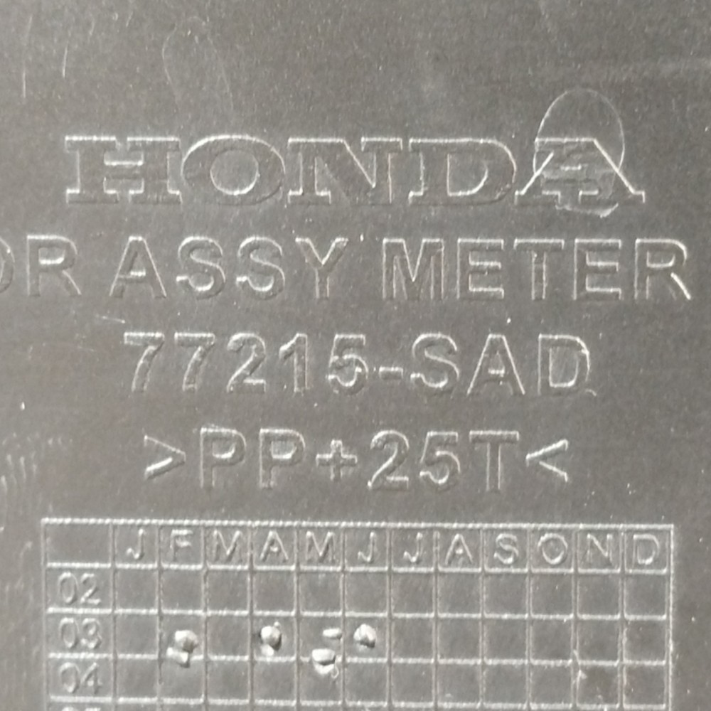 Molduras Painel Instrumentos Honda Fit Lxl 2004 17