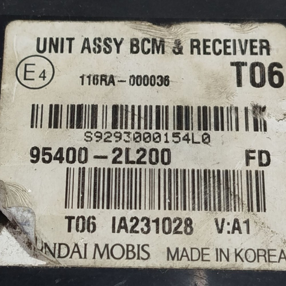 Módulo Bcm Hyundai I30 2.0 16v 2009 2010 2011 2012 8