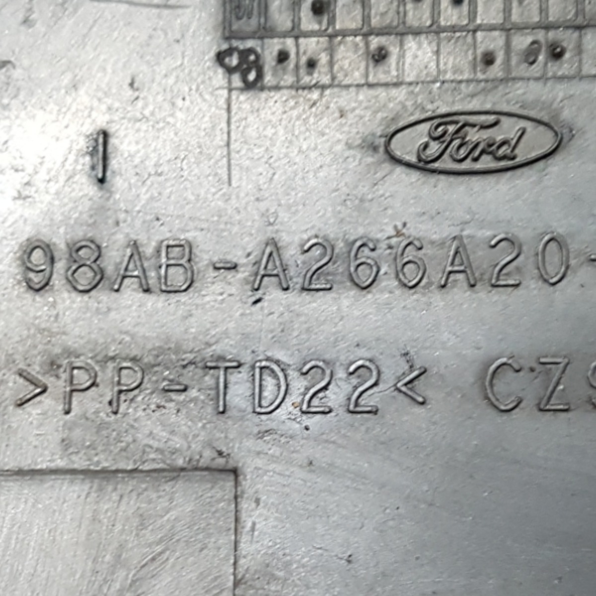 Moldura Maçaneta Interna Traseira Direita Ford Focus 2007 Preto Traseira 5