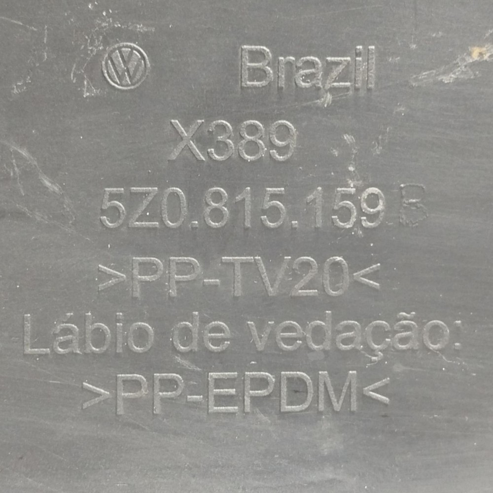 Capa Cobertura Entrada Ar Lábio Vedação Vw Spacefox 2010 13