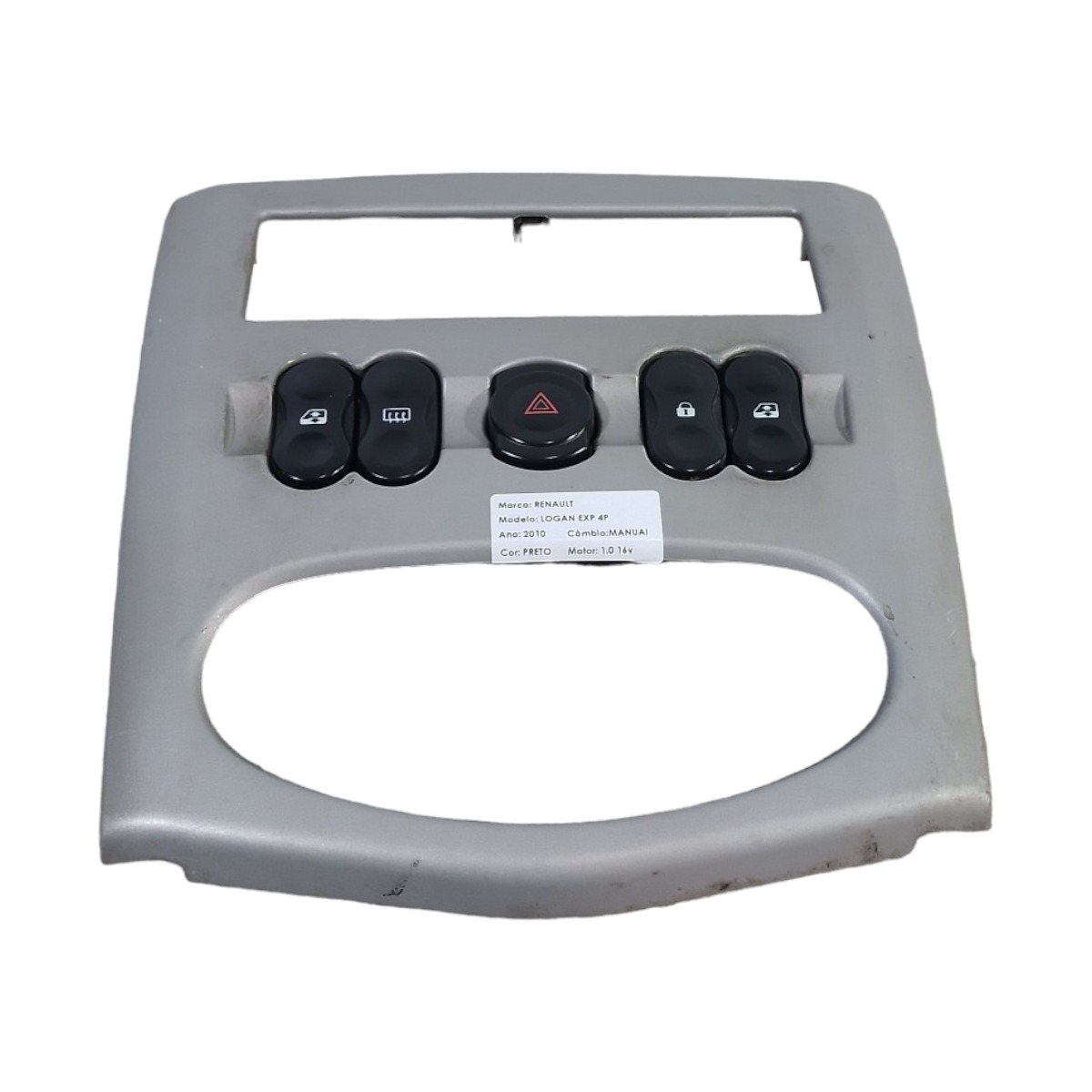 Moldura Central Renault Logan 2008 2009 2010 2012