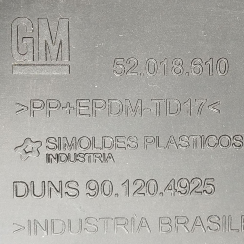 Forro Porta Dianteira Direita Gm Chevrolet Spin 2013 2017 19