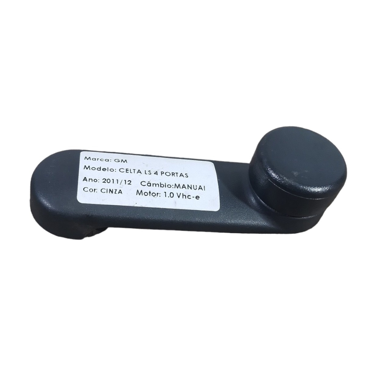 Manivela Vidro Gm Chevrolet Celta Ls 2011 2012 Preto