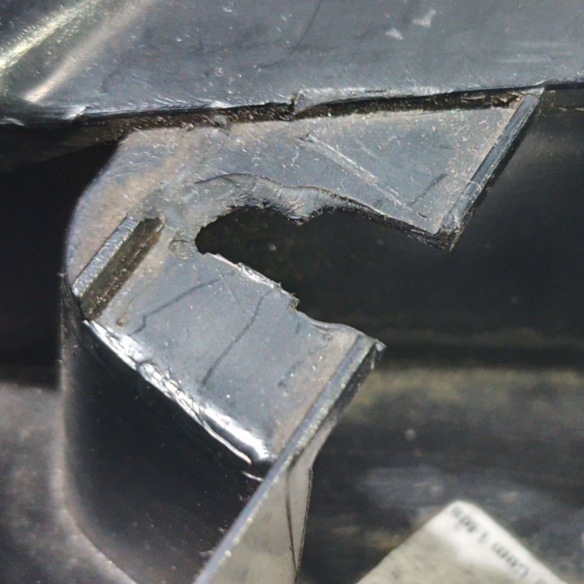 Moldura Retrovisor Interno Ford Fiesta 2003 Detalhe 7