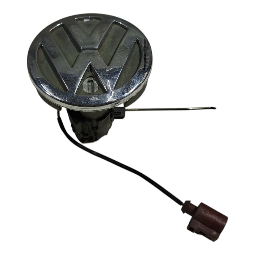 Emblema Miolo Fechadura Tampa Traseira Vw Polo 2003 2004