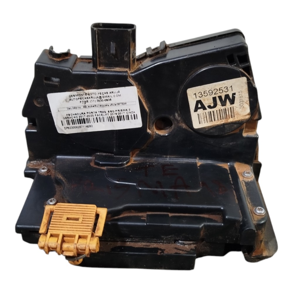Fechadura Dianteira Esquerda Gm Chevrolet Onix 2014 2020