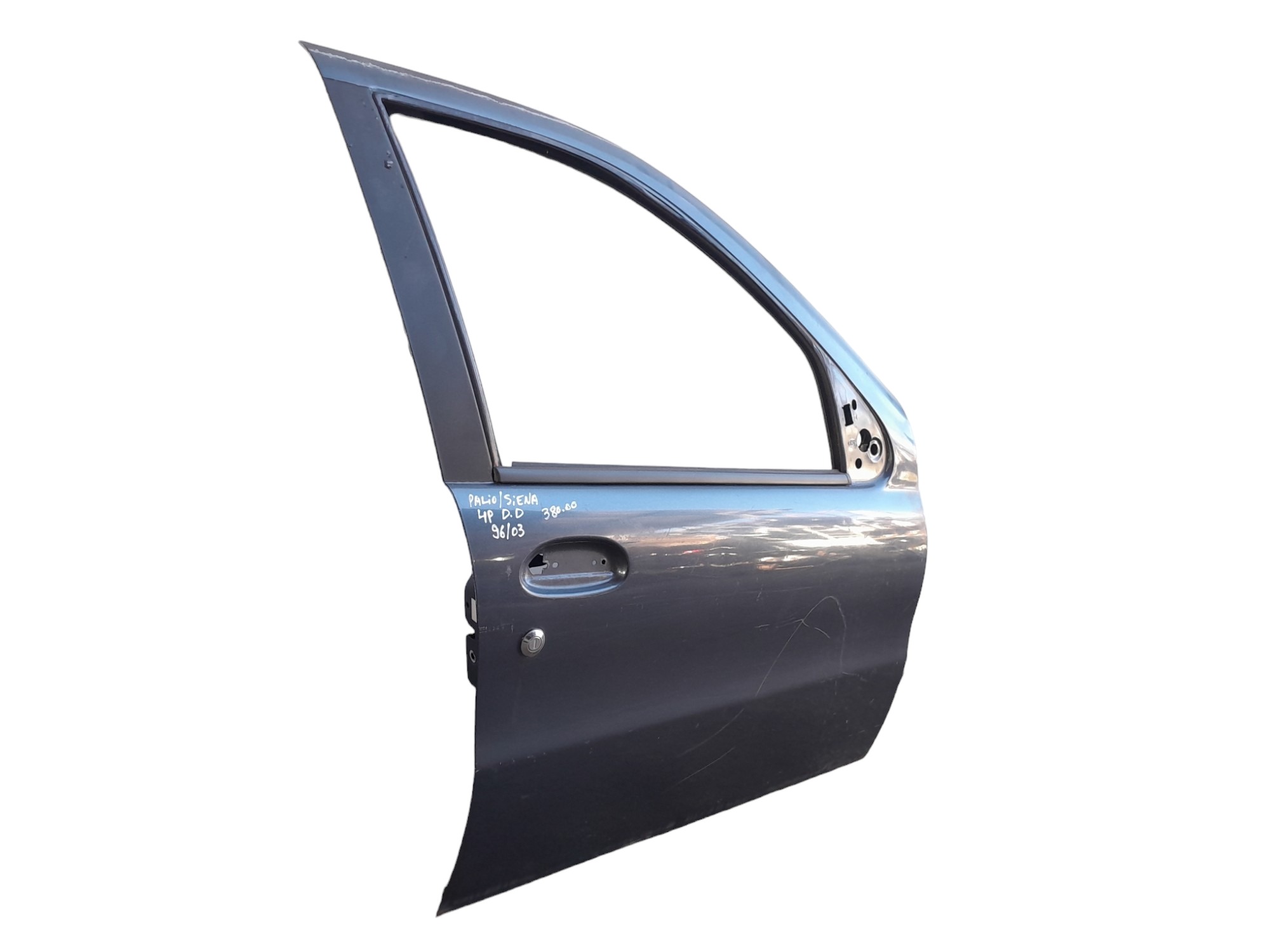 Porta Dianteira Direita Fiat Siena Palio 1996/2003 Original Dianteira Direito Cinza 2