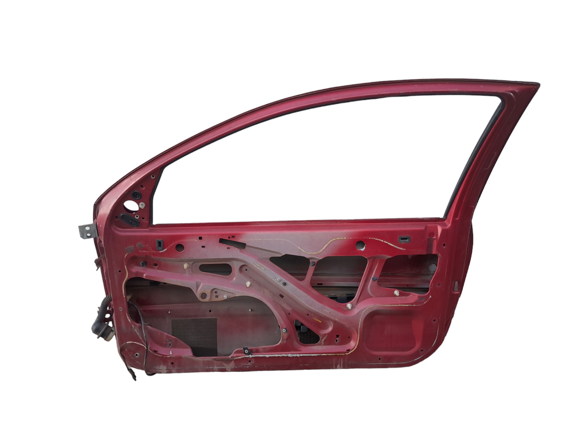 Porta Dianteira Direita Peugeot 206 207 2 Portas Original  Dianteira Direito Vermelho 5