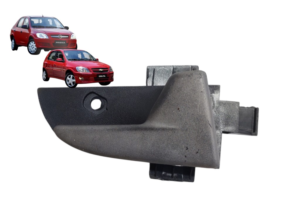 Maçaneta Interna Dianteira Direita  Celta 2007 A 2015 Cinza Dianteira 1