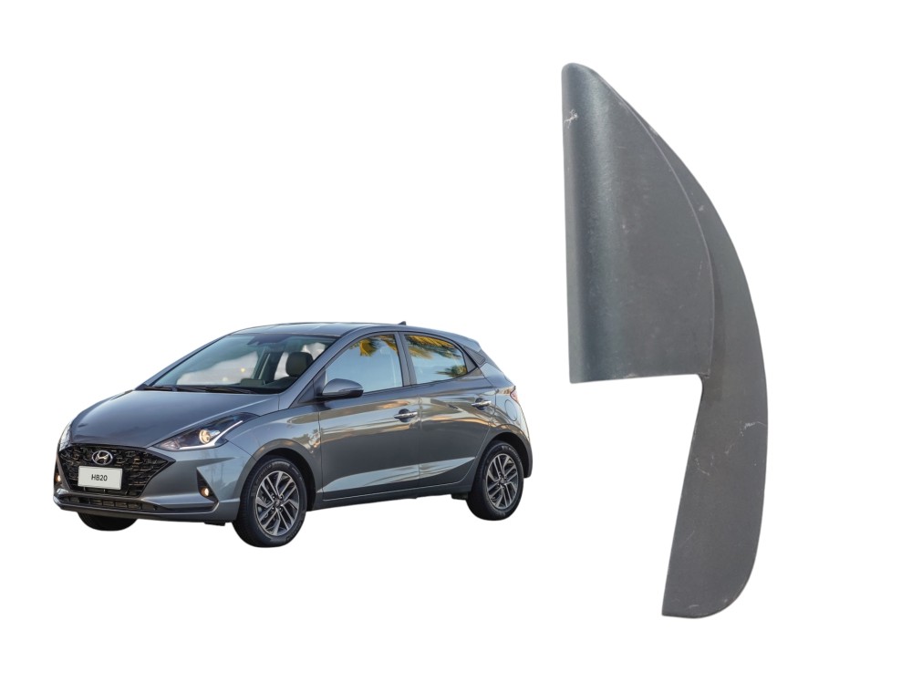 Moldura Interna Retrovisor Esquerdo Hb20 2019 A 20 87651r101 Preto 1