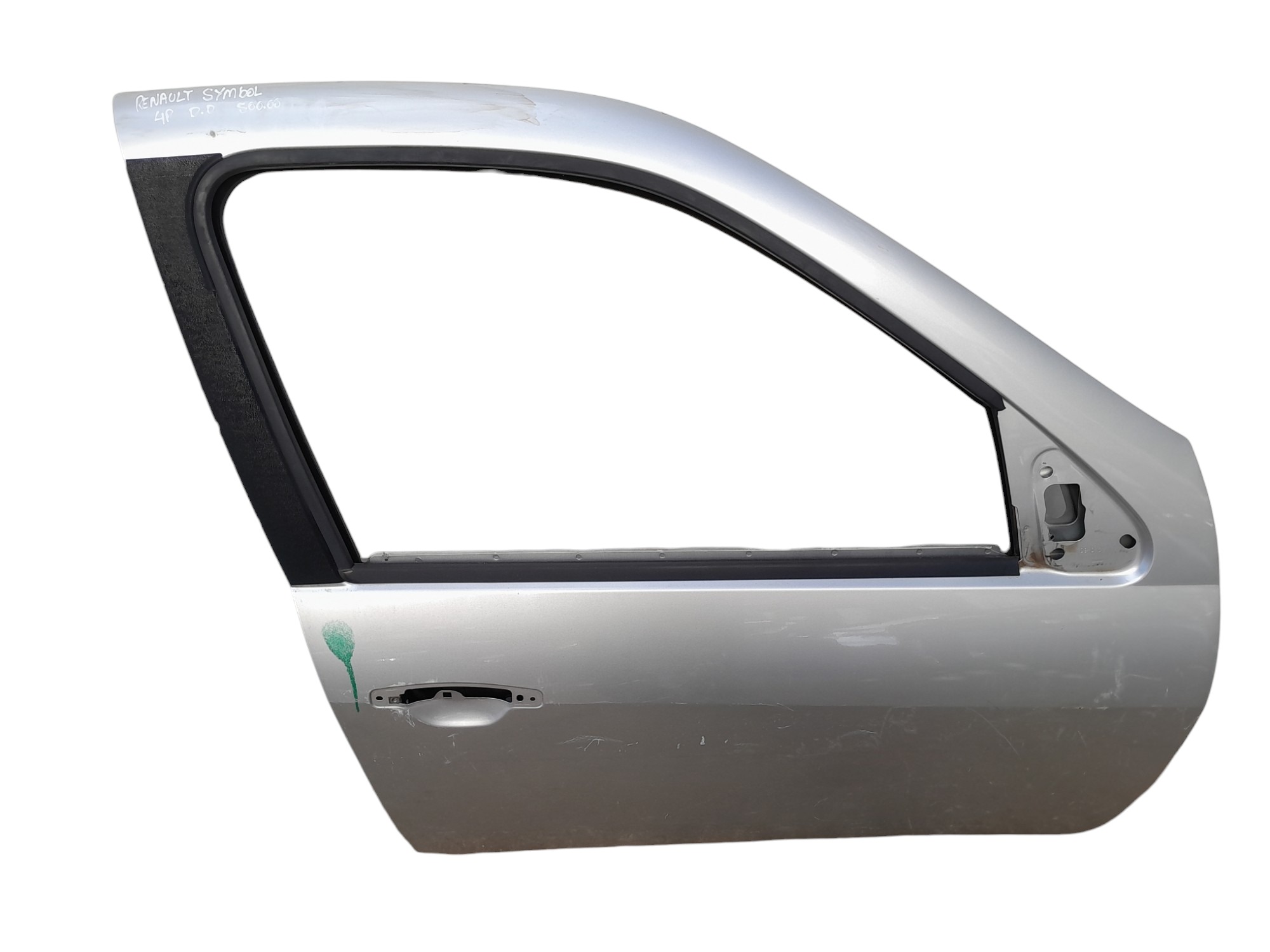 Porta Dianteira Direita Renault Symbol 4 Portas Filé  Dianteira Direito Prata 2