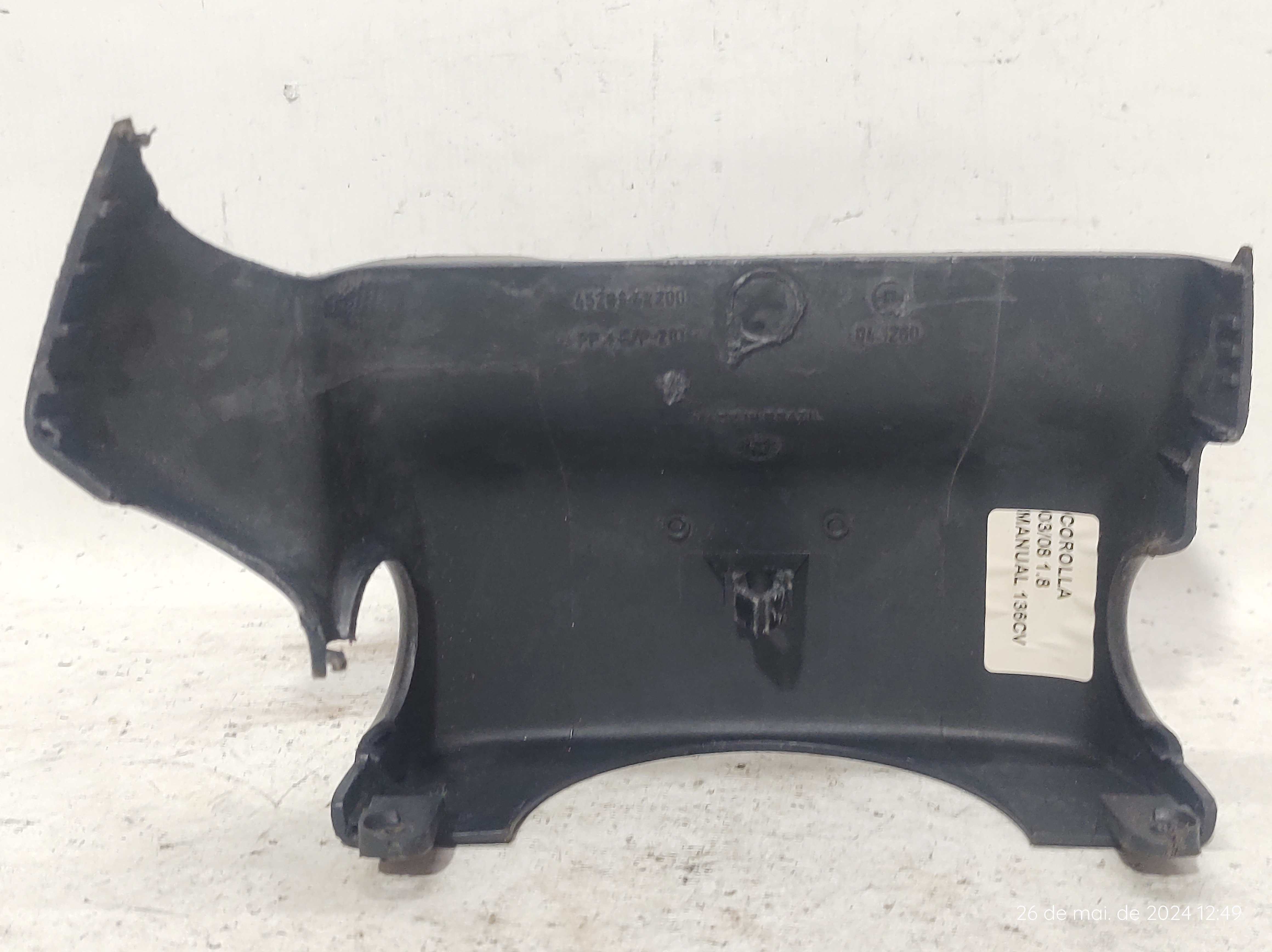 Moldura Superior Coluna Direção Corolla 2003 A 08 4528602200 3