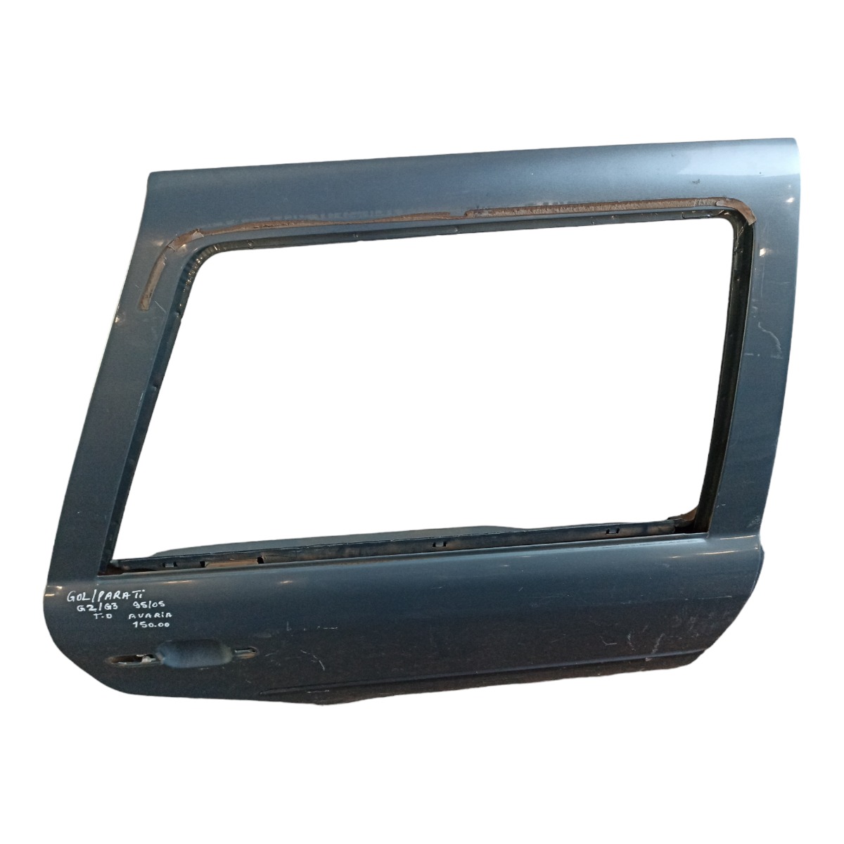 Porta Traseira Direita Vw Gol Parati G2 G3 95/05 P/recuperar Traseira Direito Cinza 3