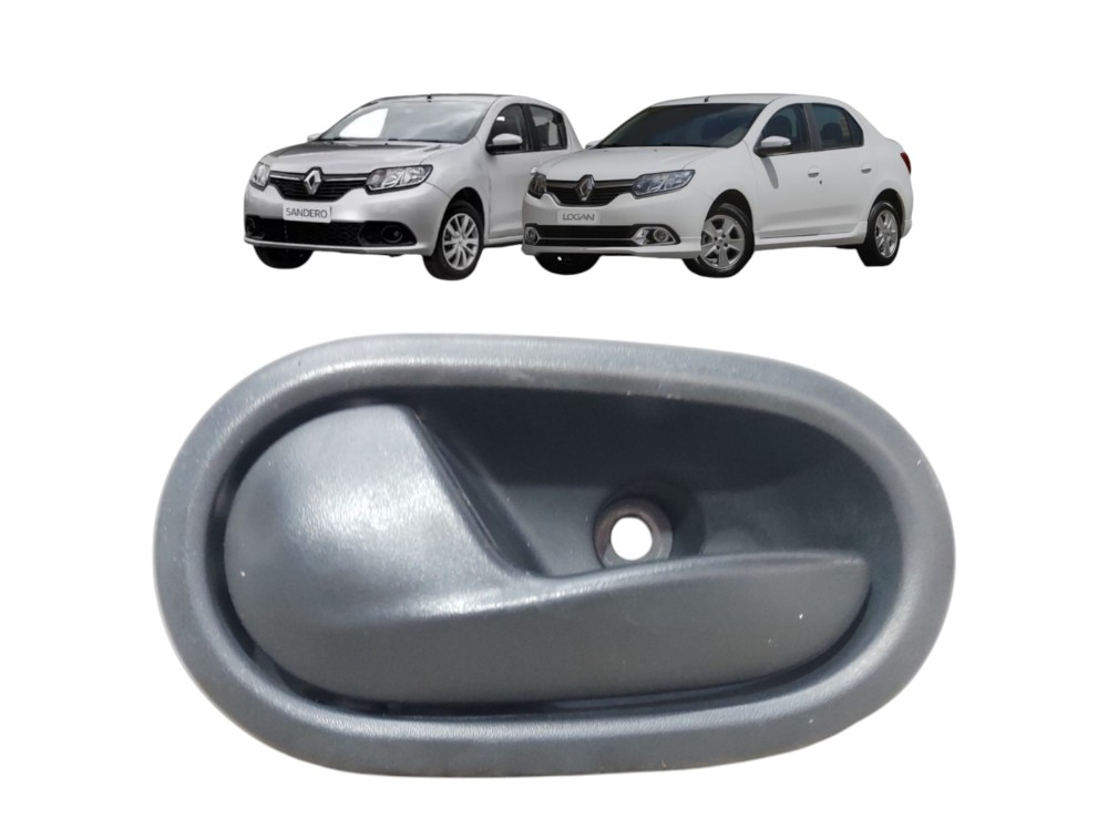 Maçaneta Interna Dianteira Esquerda Sandero Logan 2015 A 19 Preto Dianteira/traseira 1