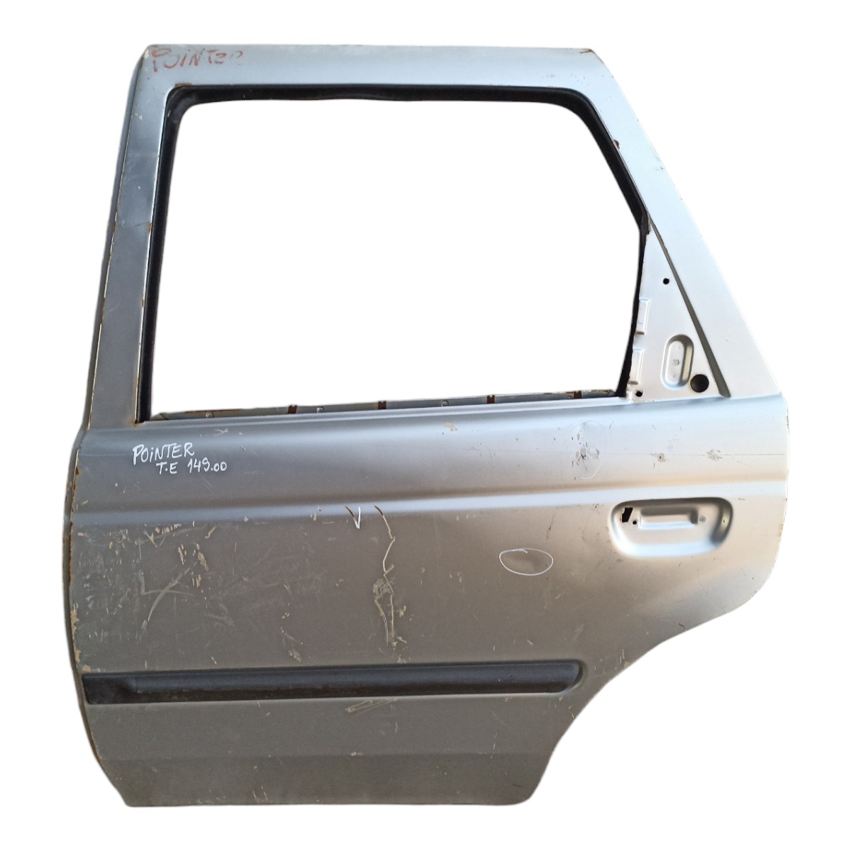 Porta Traseira Esquerda Ford Pointer Todos Com Detalhes Traseira Esquerda Prata 1