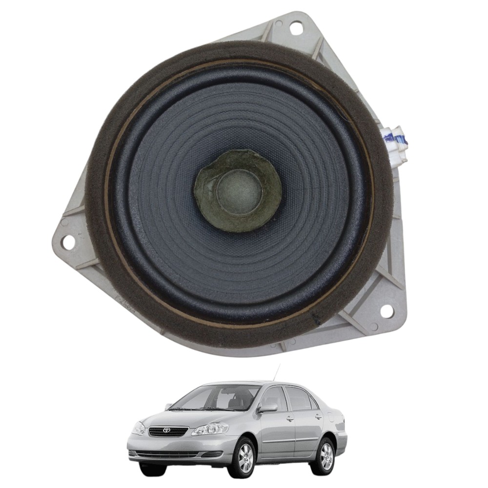 Auto Falante Traseiro Esquerdo Corolla 2003 2004 2005 A 2008 Preto