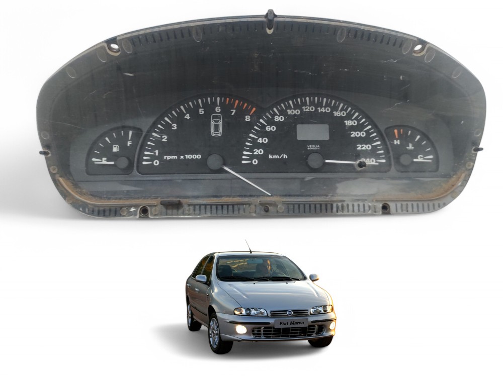Painel Velocimetro Fiat Brava Marea 1999 A 2007 Preto
