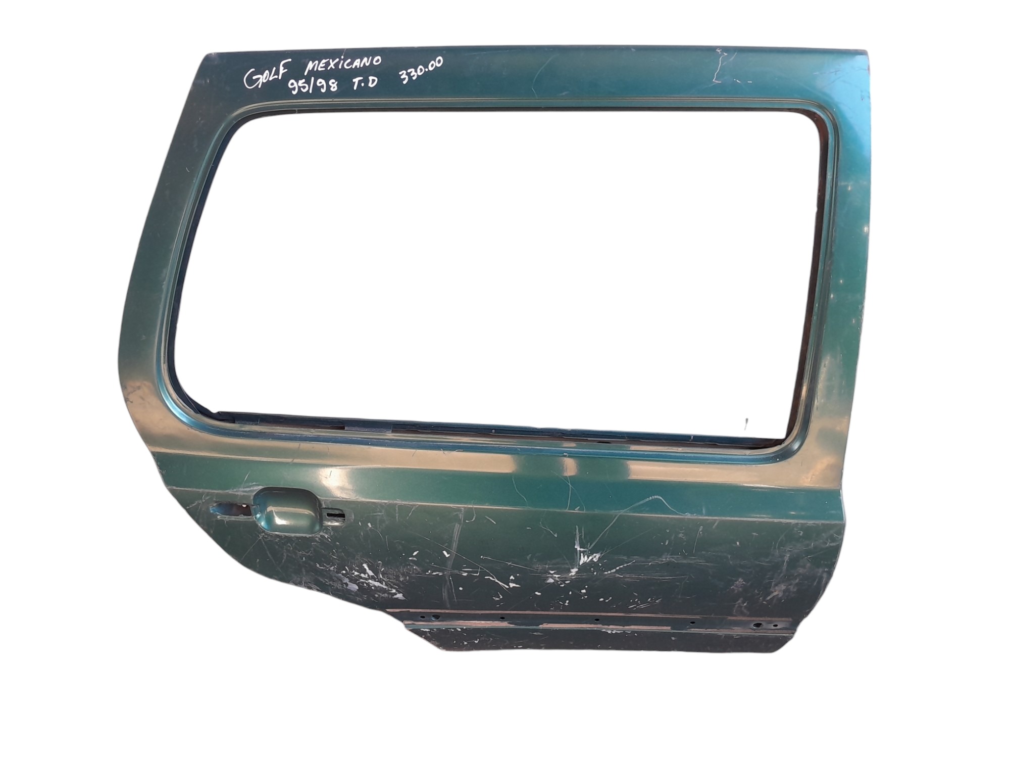 Porta Traseira Direita Volkswagen Golf Mexicano 95/98 Traseira Direita Verde 2
