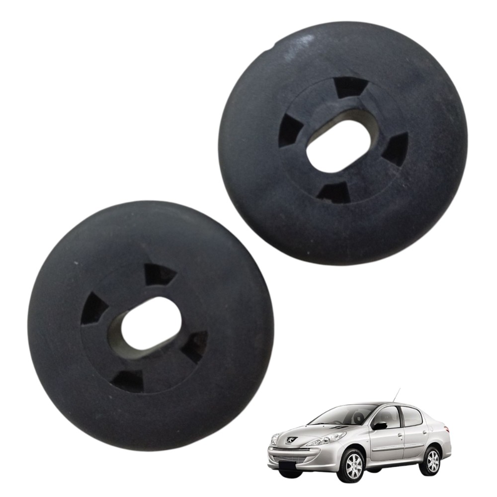 Par Acabamento Banco Peugeot 207 Passion 9625127680 Preto