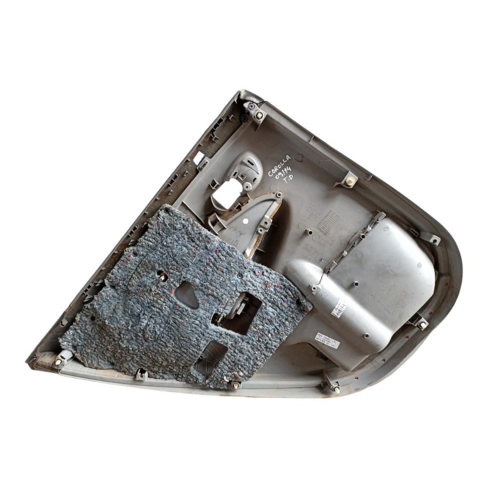 Forro De Porta Traseiro Direito Corolla 2009 2010 A 2014  Cinza 9