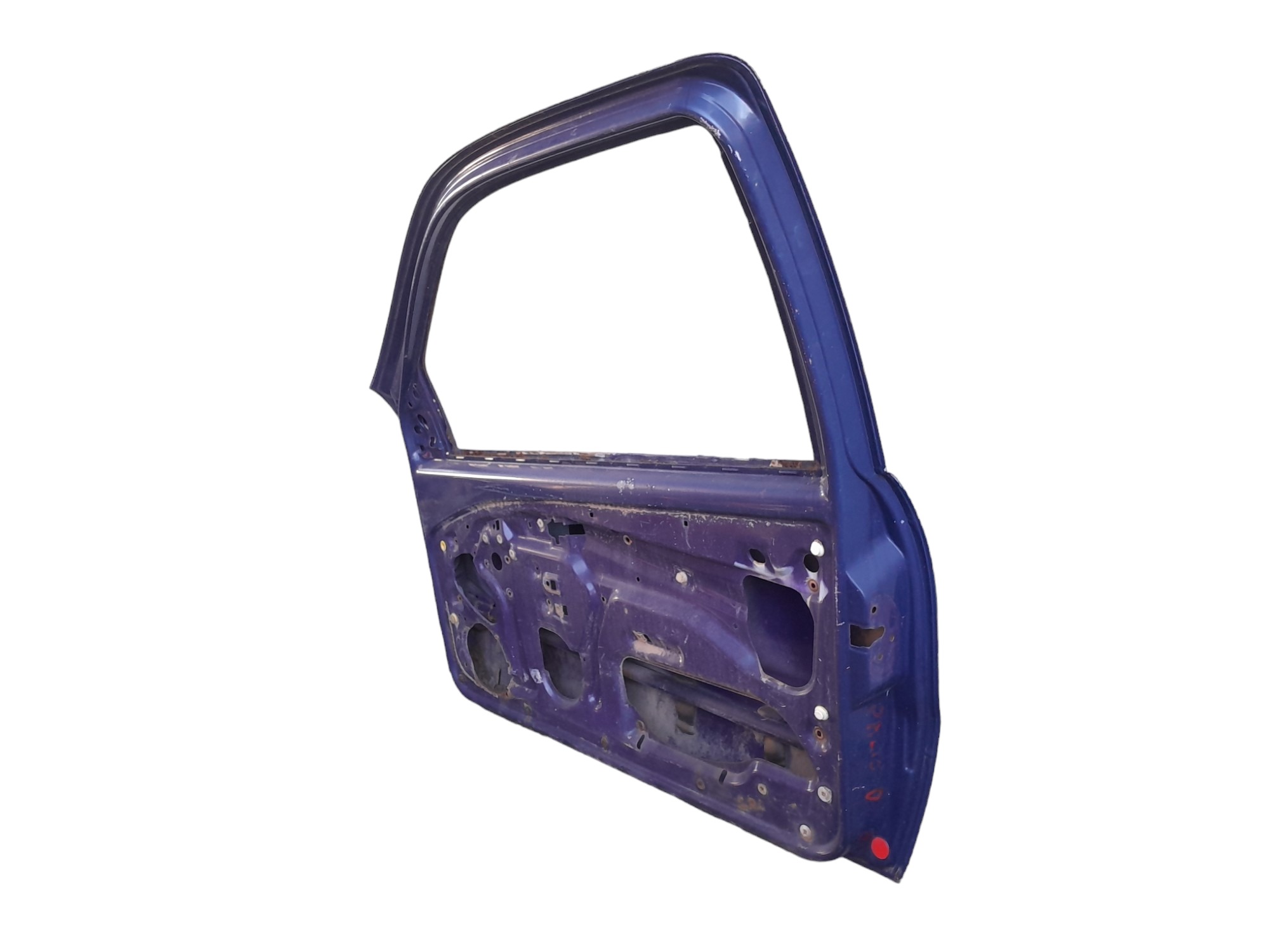 Porta Lado Direita Fiat Palio Strada 2 Portas 1996 A 2003 Dianteira Direito Azul 4