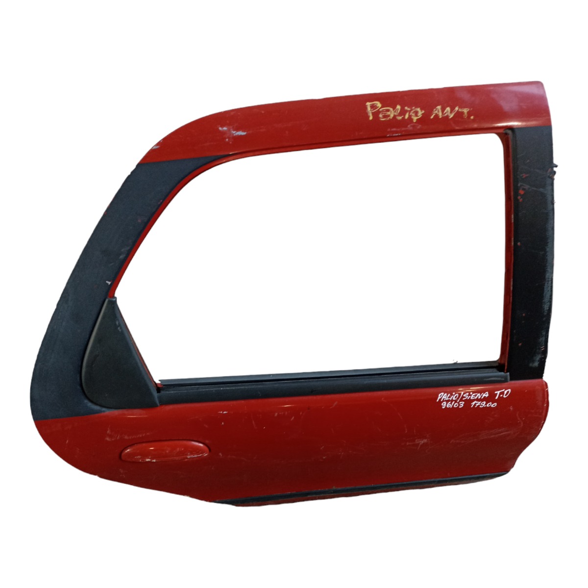 Porta Traseira Direita Fiat Siena Palio 1996 1997 1998 A 03 Traseira Direito Vermelho 3