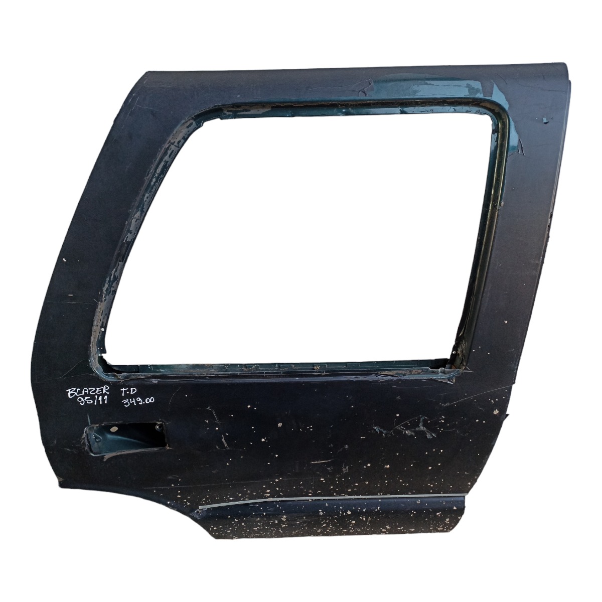 Porta Traseira Direita Chevrolet Blazer 1995/11 Original Traseira Direito Verde 6
