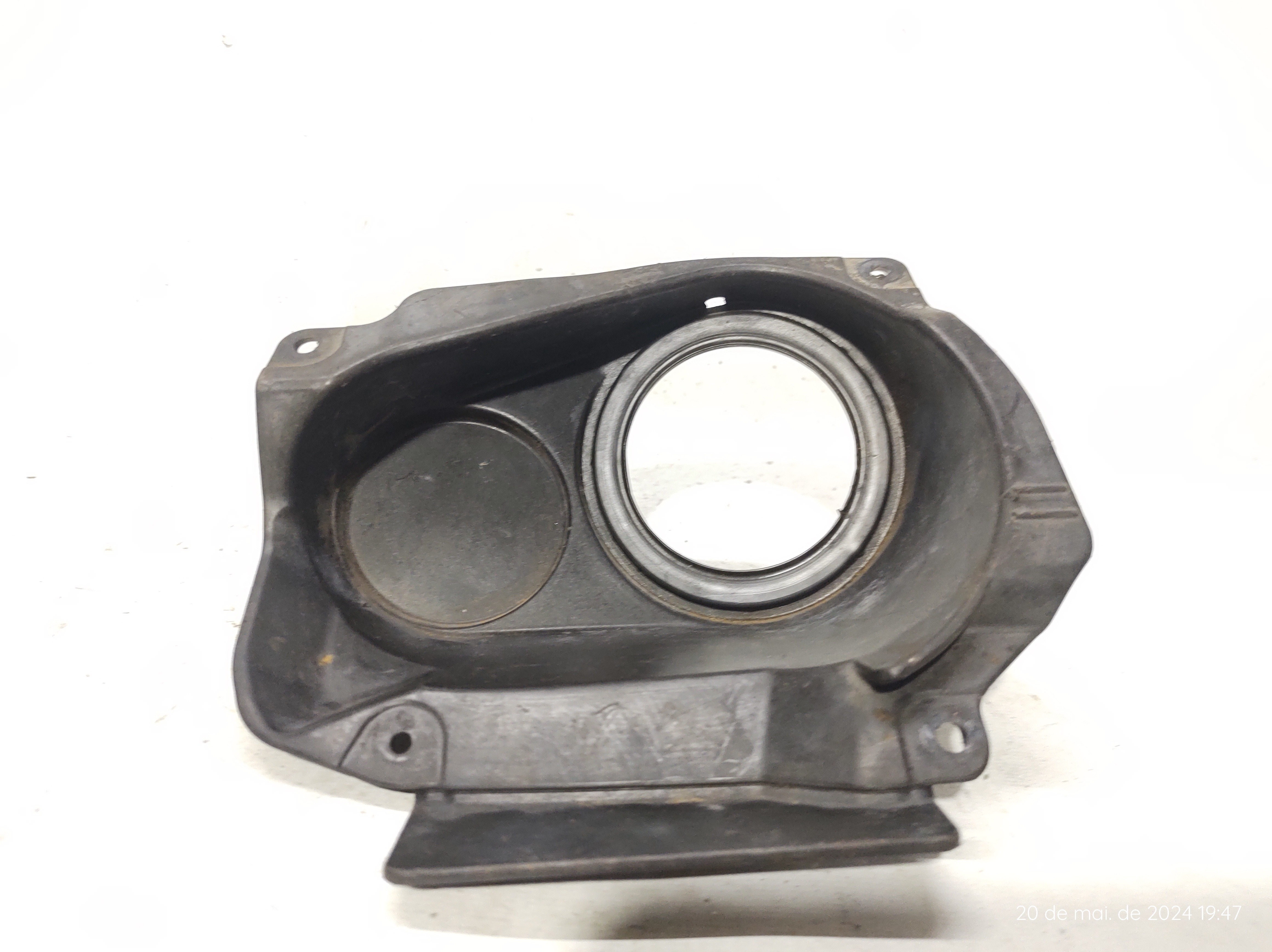 Moldura Farol Milha Neblina Esquerdo Hilux 2017 Original Preto Esquerdo 2