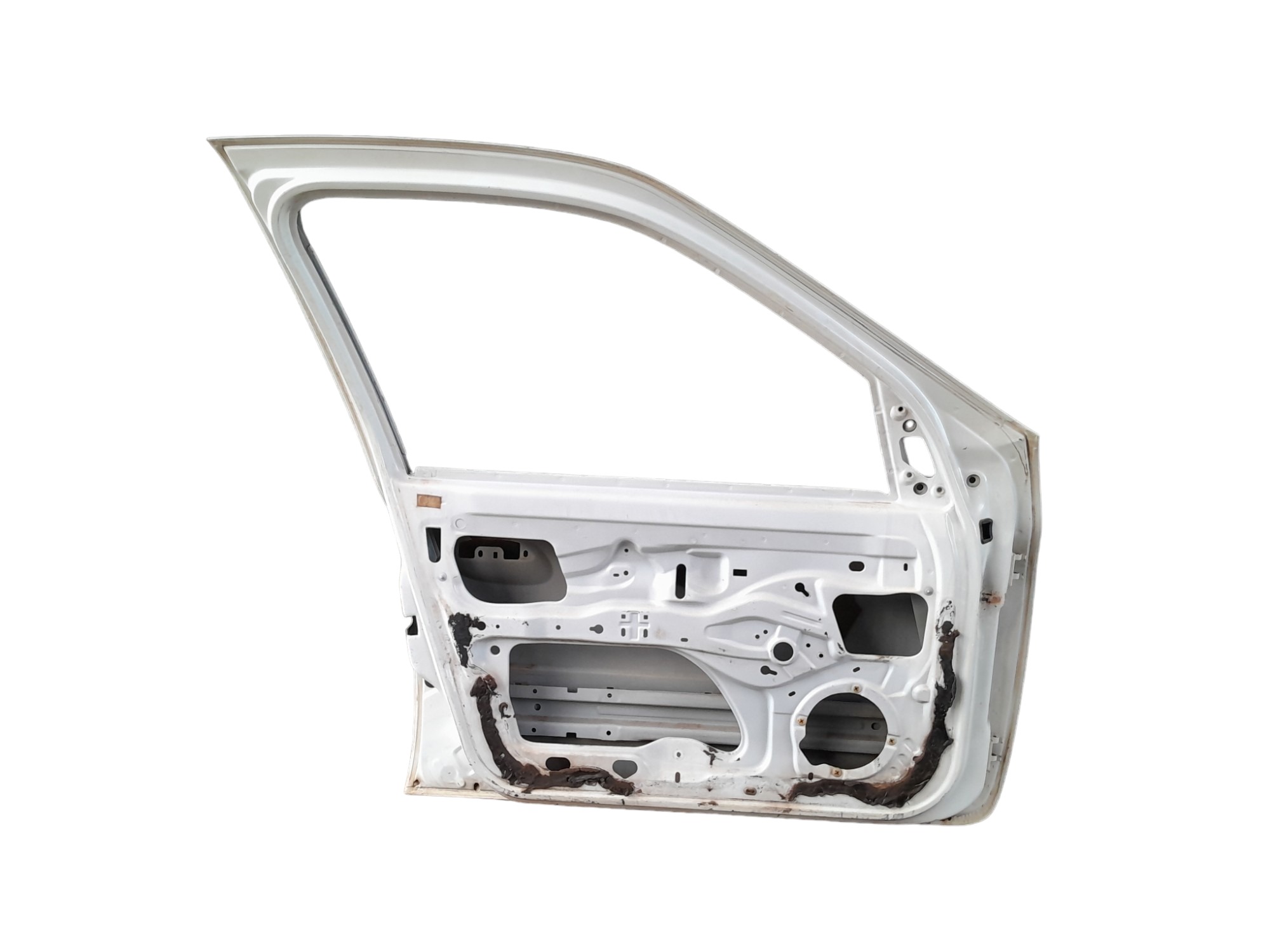 Porta Dianteira Esquerda Renault Clio 2003 C/detalhe Dianteira Esquerdo Branco 4