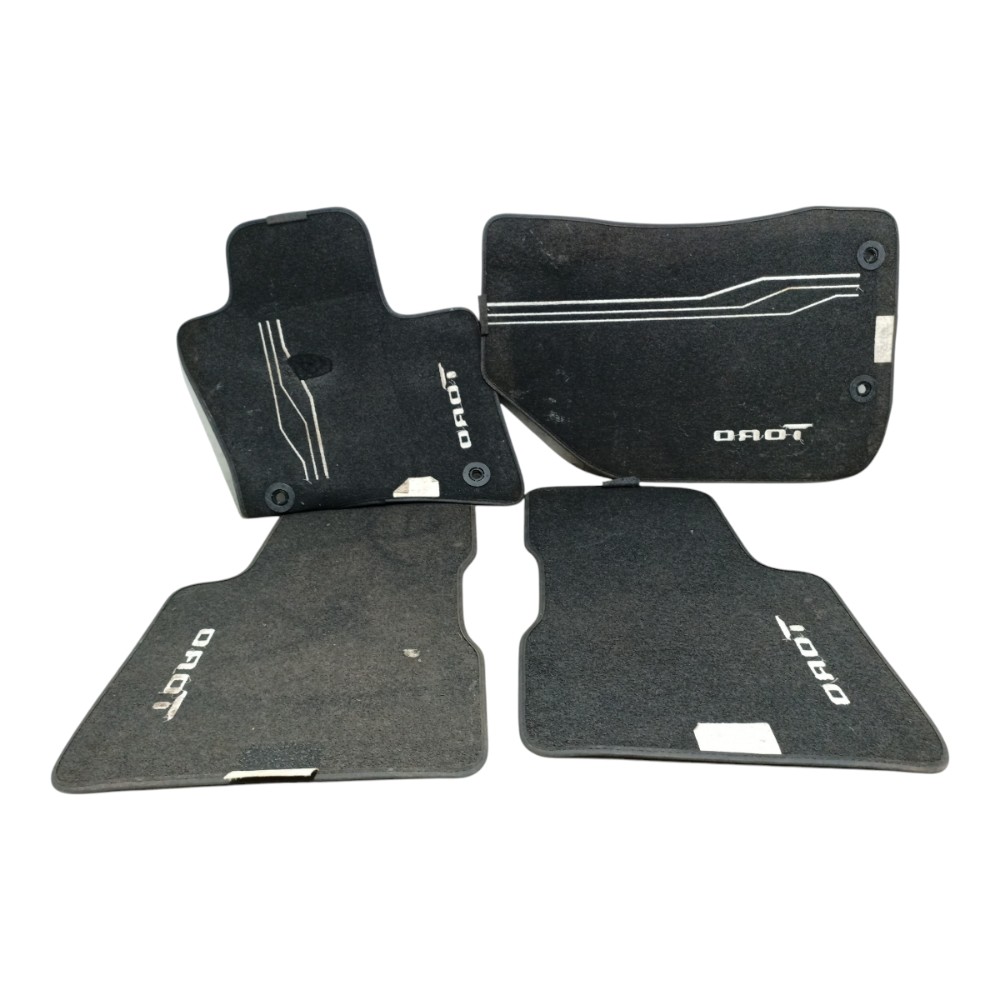 Tapete Interno Fiat Toro 2016 2017 2018 2019 2020 2021 Preto 4