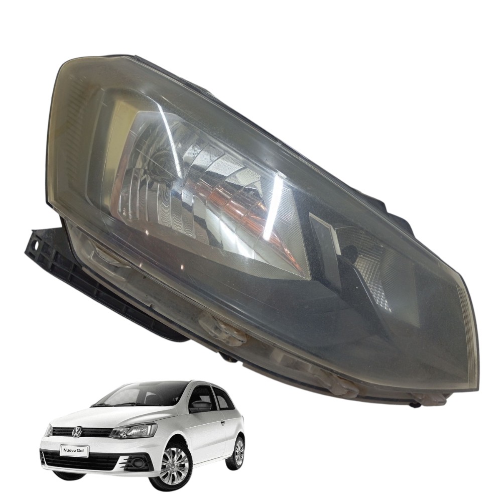 Farol Lado Direito Gol Sav Voy G6 G7 2013 A 2018 P/Polir