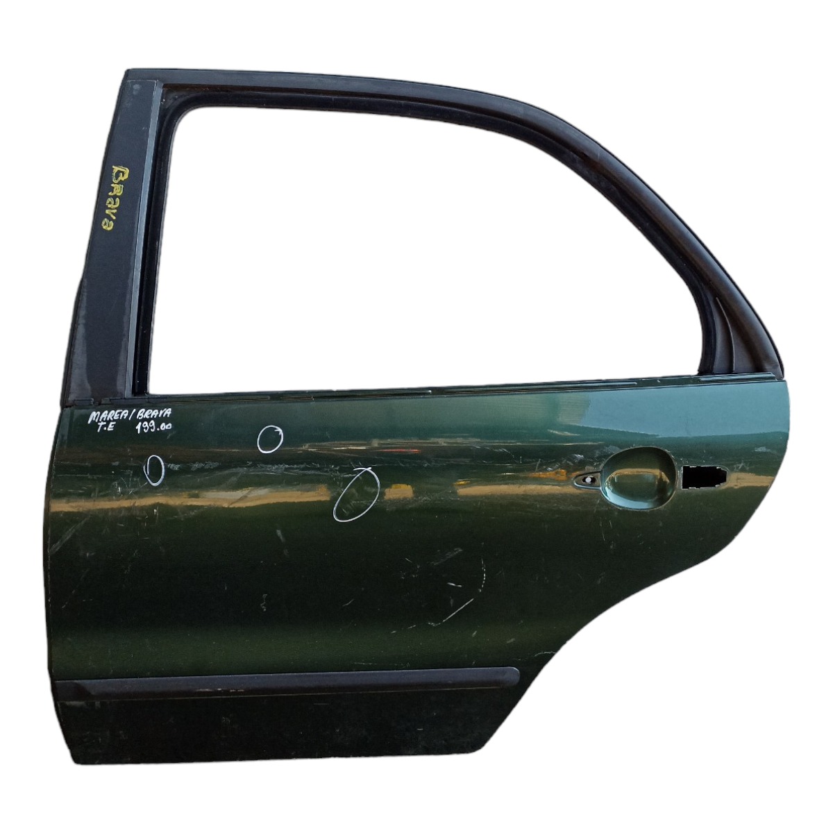 Porta Traseira Esquerda Fiat Marea Brava 1994 Original Traseira Esquerda Verde 1