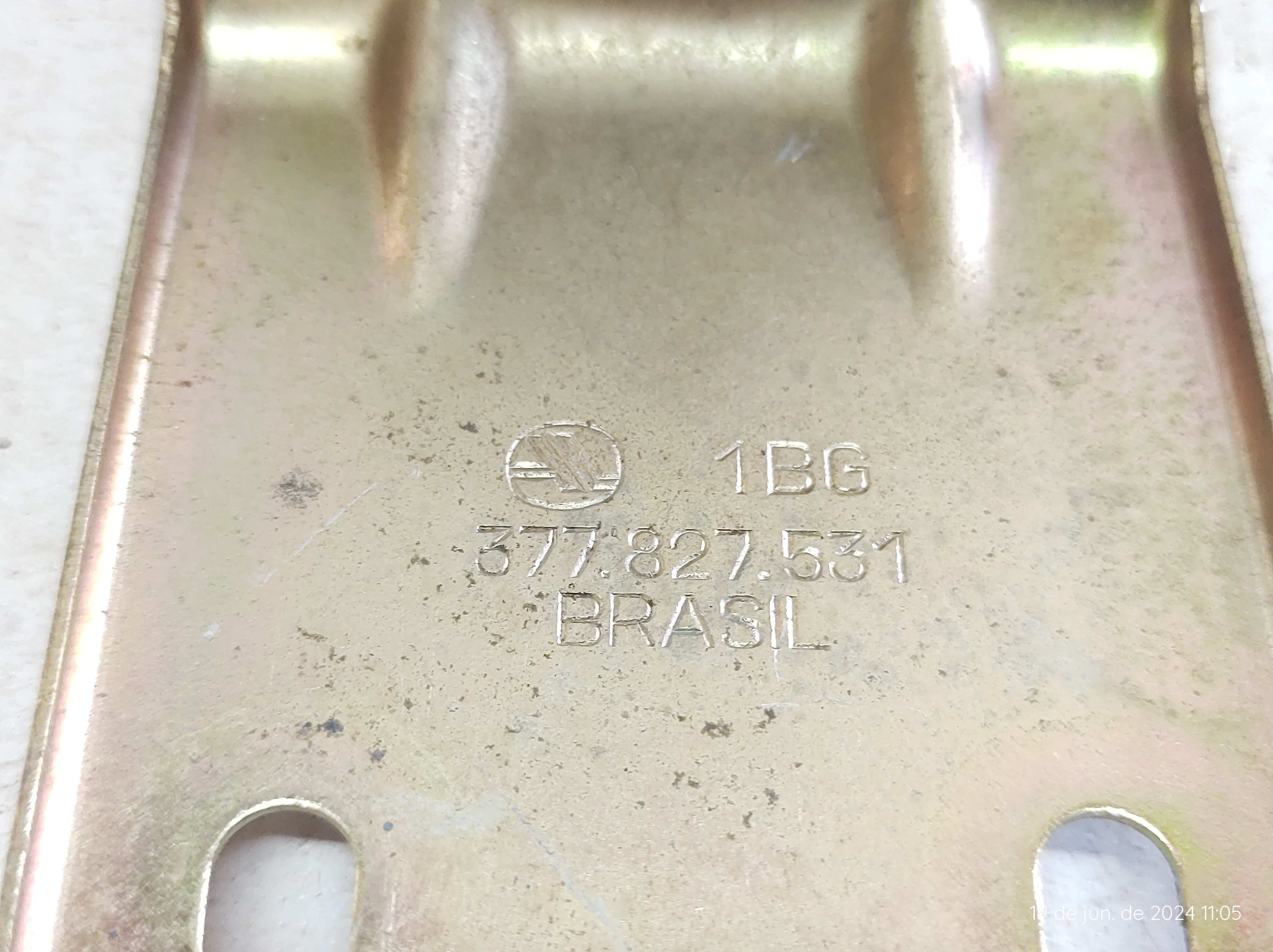 Miolo Fechadura Tampa Traseira Gol G2 95 A 00 377827531 3