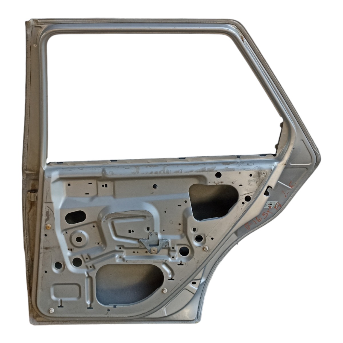 Porta Traseira Direta Ford Fiesta 1996 A 2003 Com Detalhe Traseira Direito Prata 6