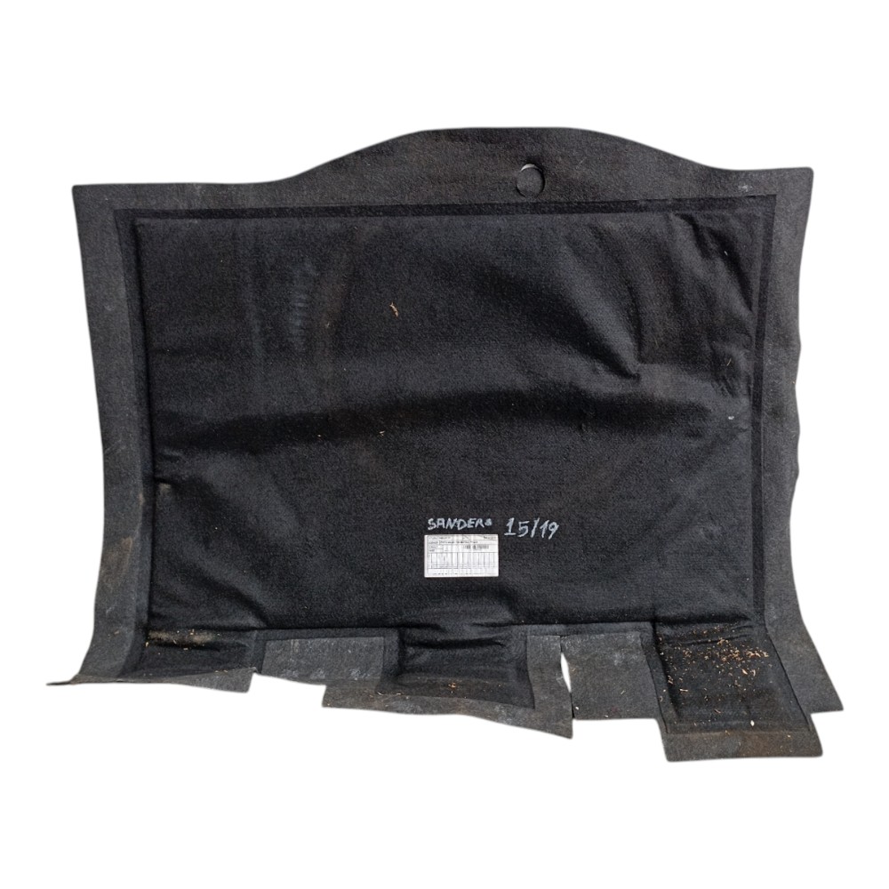 Carpete Porta Mala Renault Sandero 2015 2016 2017 2018 2019 Preto 2