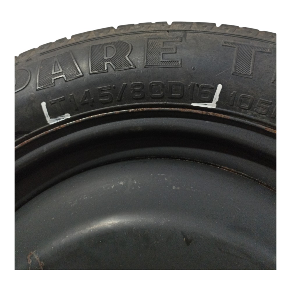 Roda Estep Aro 16 145/80 Fino Spare Tire Meia Vida 1 3