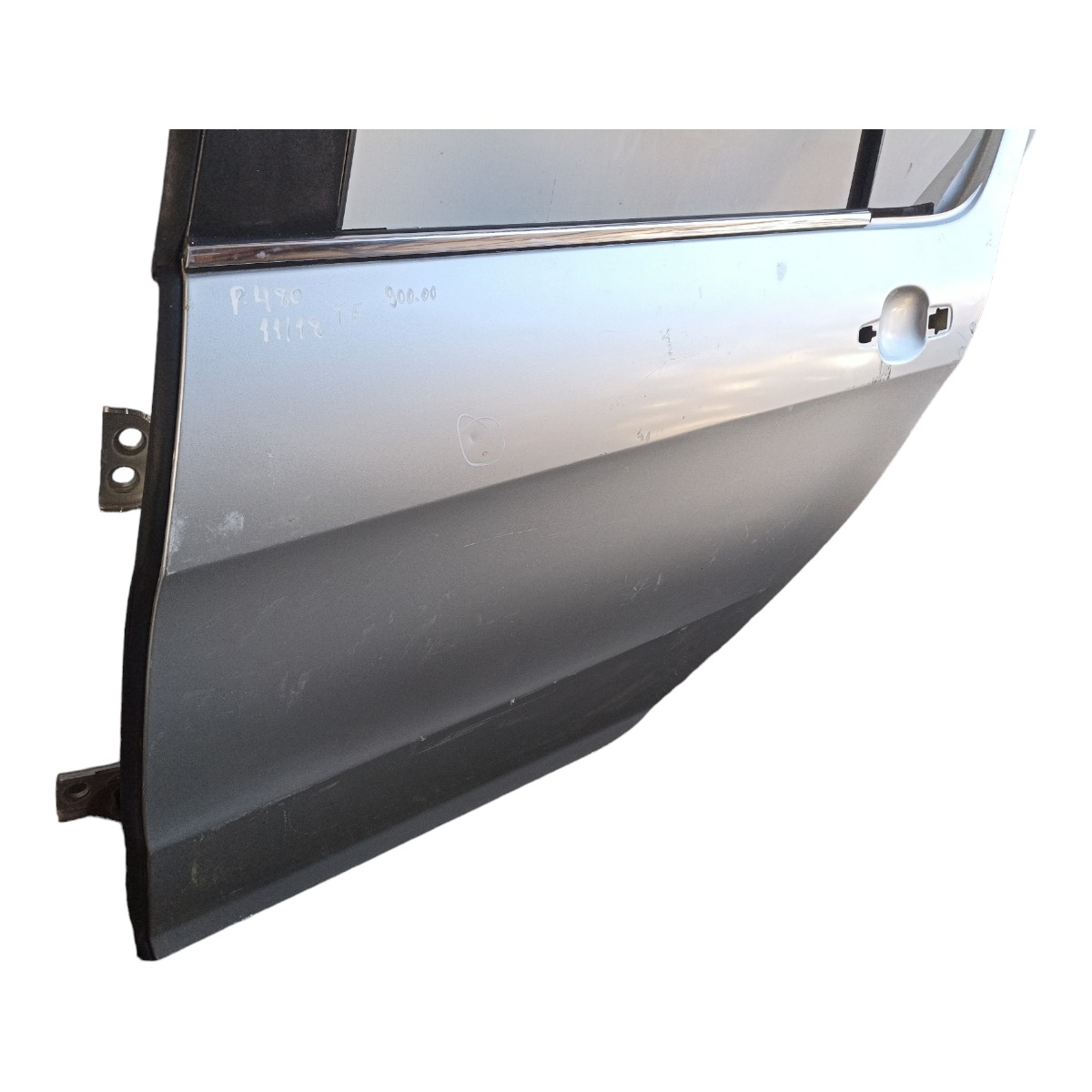 Porta Traseira Esquerda Peugeot 408 2011 A 2018 Detalhes Traseira Esquerdo Prata 4