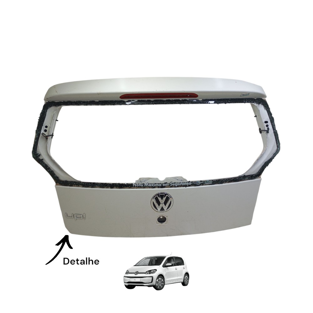 Tampa Traseira Volkswagen Up 2014 2015 2016 2017 2018 A 2021 Branco