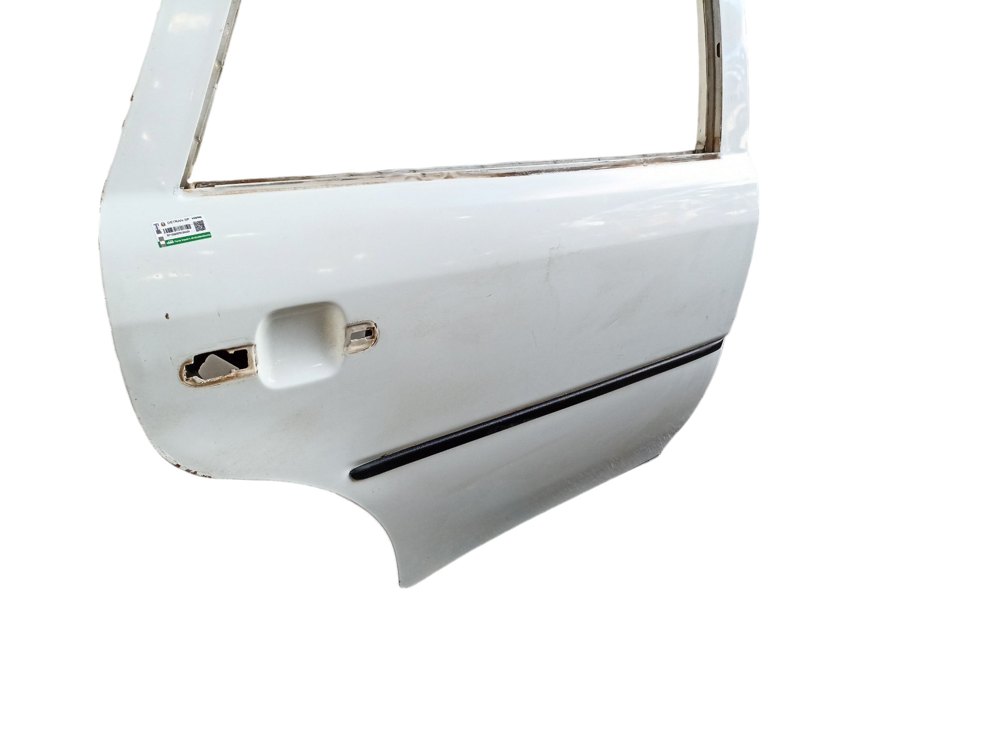 Porta Traseira Direita Volkswagen Parati Gol G2 G3 95/2005 Traseira Direito Branco 3
