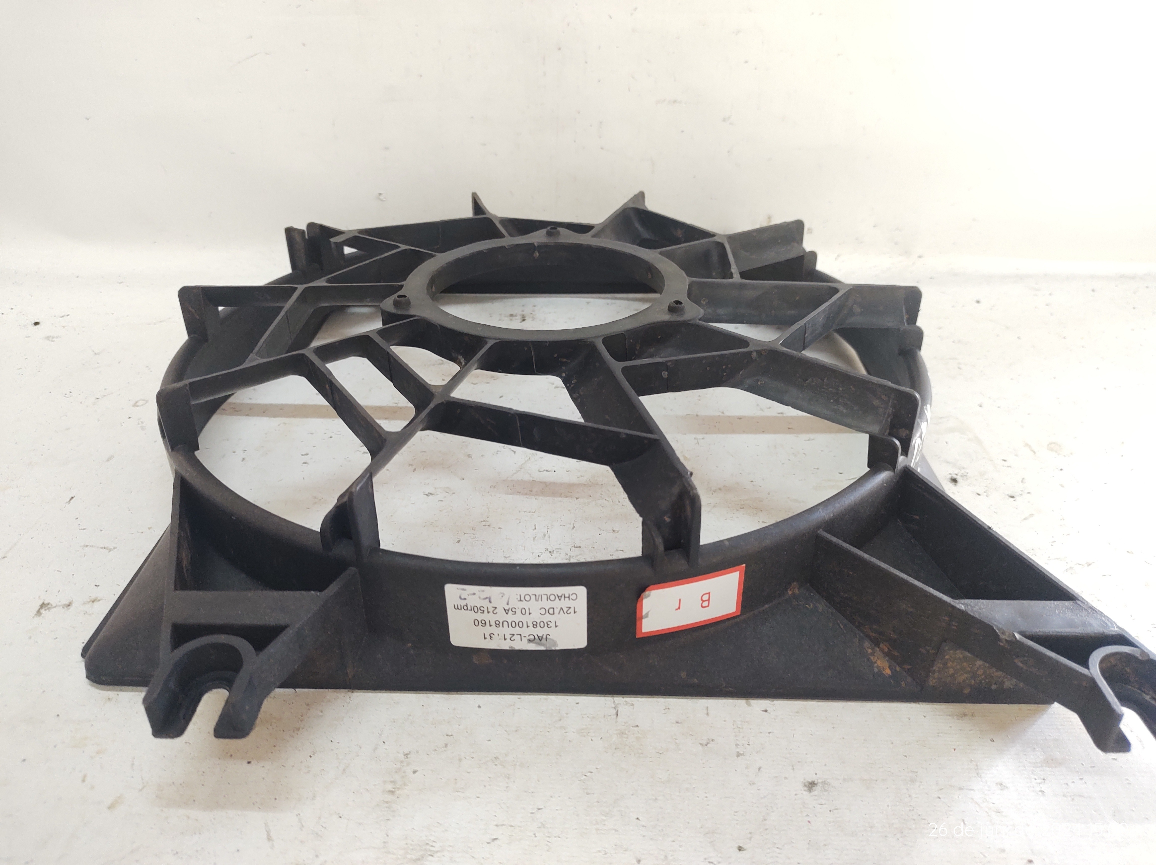 Defletor Grande Ventoinha Jac J3 1.4 16v 11 A15 1308100u8160 8