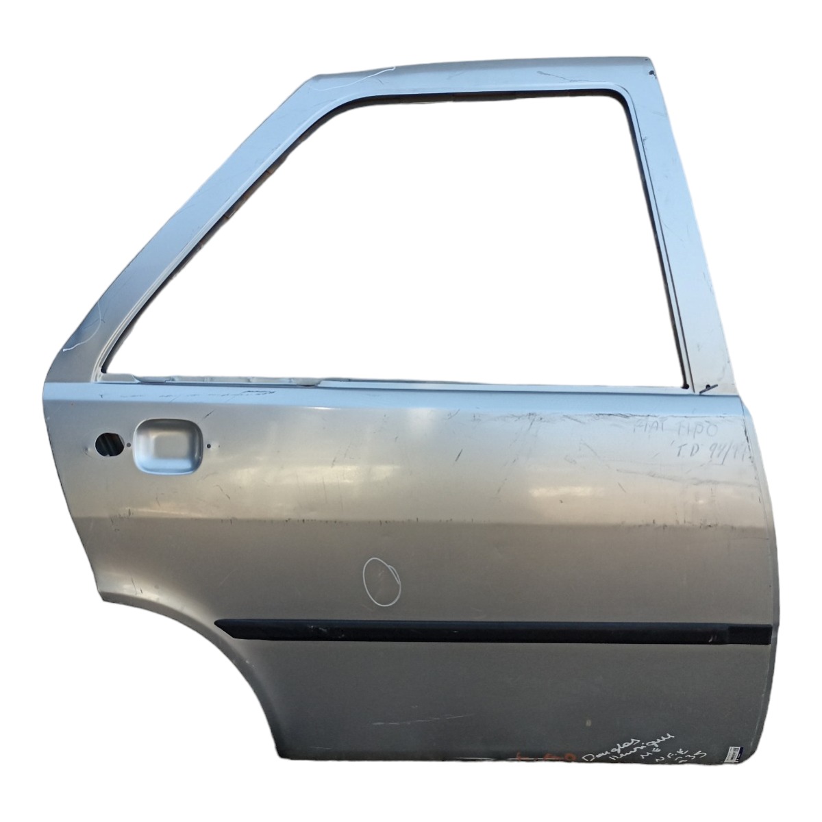 Porta Traseira Direita Fiat Tipo 1994 1995 1996 1997 Origina Traseira Esquerdo Prata