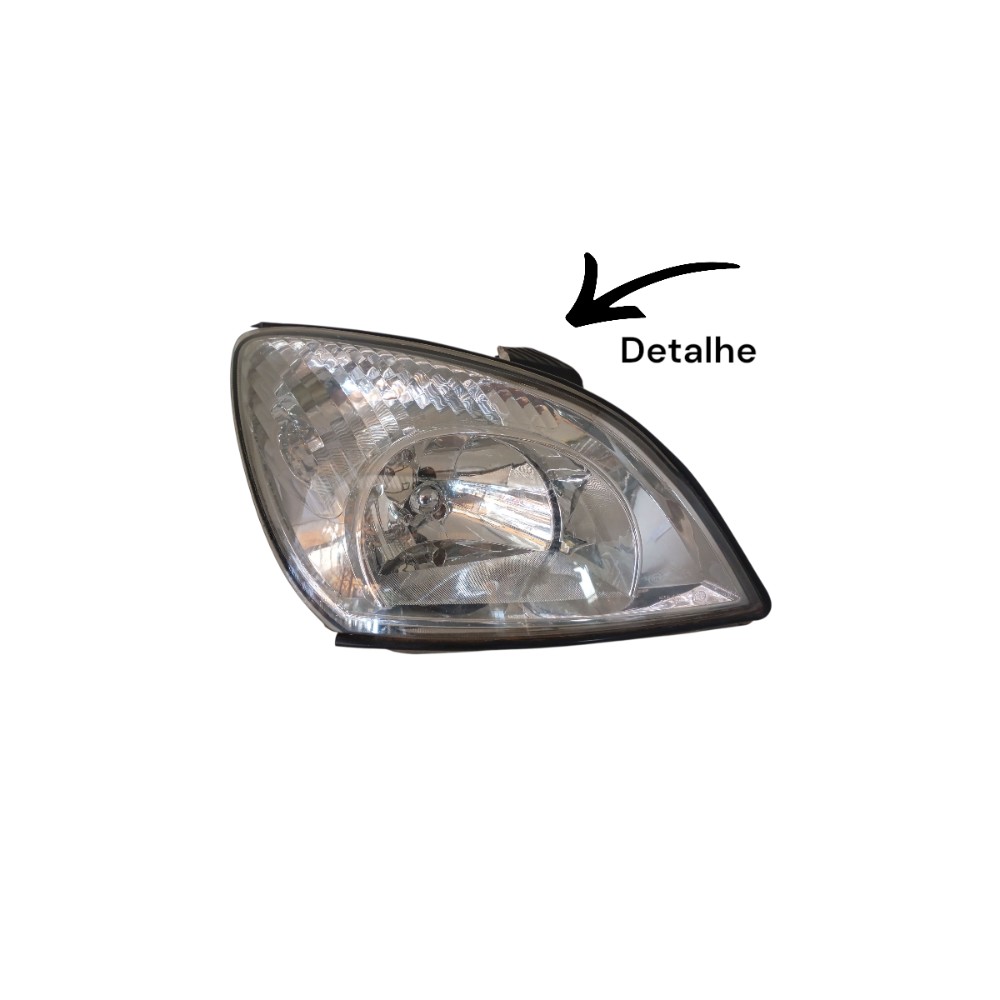 Farol Chery Tiggo 2010 2011 2012 Direito Pequena Avaria